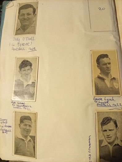 Liam Devlin gaa sports cards 1950s