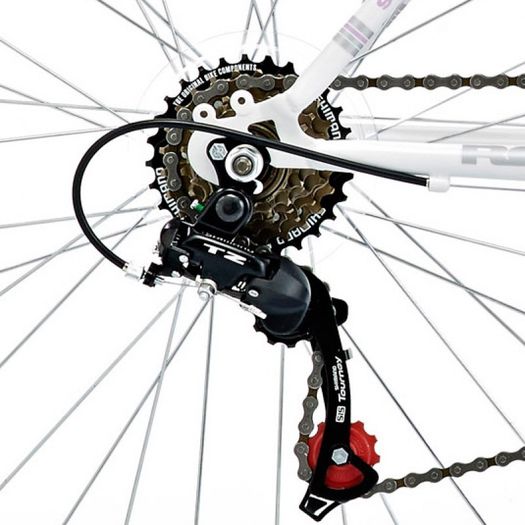 17" Reflex Impulse Ladies Front Suspension, 18 Speed, White