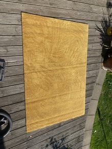 Yellow Langsted Ikea rug