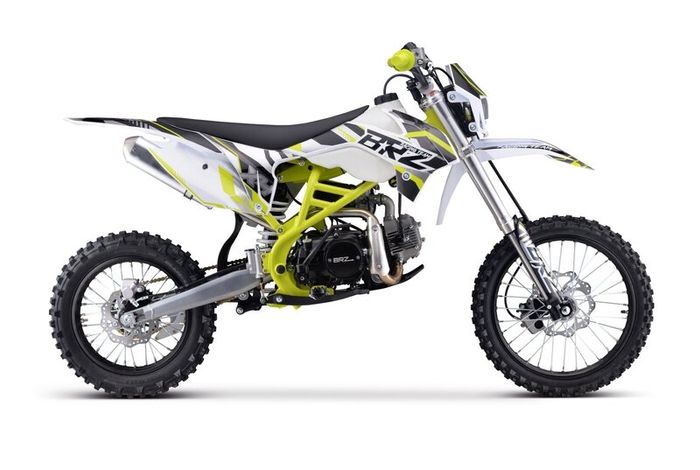 Junior/Adult BRZ Racing Pro 125cc Manual Dirt Bike 17/14 inch Big Wheel