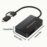 High-Speed 4-in-1 SD Card Reader with Dual USB 3.0 & USB-C CF Compact Flash Image 2