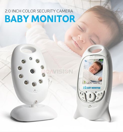 Wireless Digital Video Baby Monitor Night Vision Two Way Audio