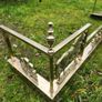 antique brass fire fenders up to  6 feet long.  One with horses is 50 inches long x 14.deep.x 15.high. Image 6
