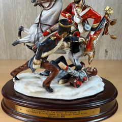 Capodimonte Porcelain Battle Of Waterloo - Michael Sutty
