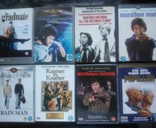 Dustin Hoffman 8 Dvd Lot Lenny,straw Dogs, The Graduate, All The President's Men Etc