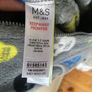 M&S fleecy cozy zipped sleepsuit grey with skulls 1-2 years Image 4