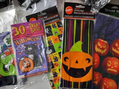 Halloween Party Job Lot, Banners, Treat Bags, etc.