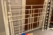 Really Sturdy White Metal 4Ft 6 Double Bed Frame - Can Deliver