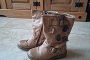 Leather boots from Next, distressed look, size 11 Jr.