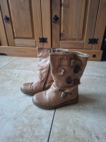 Leather boots from Next, distressed look, size 11 Jr.