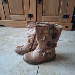 Leather boots from Next, distressed look, size 11 Jr.