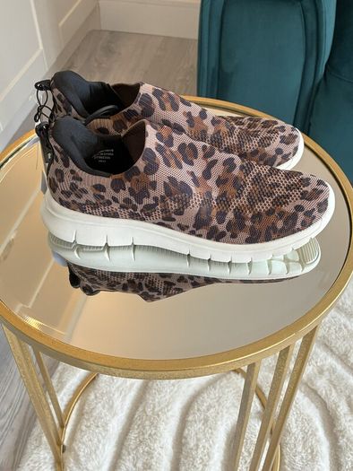 Brand-new Ladies Leopard Print Memory Foam Casual Sneakers from Primark