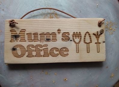 Mums Office Rustic Garden Boards