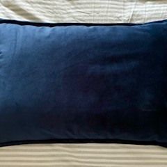 Cushion - navy velvet
