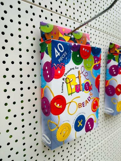 Peg Board Shop Display Panels - Tego Metal German Made - Large Quantity Available