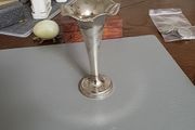 Small metal vase