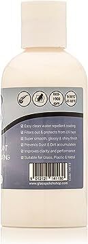 GLASS POLISH 14113 Surface Sealant, Easy Clean Coating and Water Repellent for Glass, Plastic, Plexiglas, Metal, Chrome, Car Headlights | 250 ml