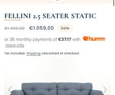 blue sofa
