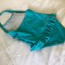 Stunning retro inspired flowery turquoise swimsuit Marks and Spencers 5 6 Image 4