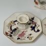 Masons Ironstone Blue Mandalay Candle Holders (Pair) and Matching Photo Frame Image 2