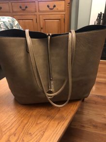 hand bag tote + navy insert