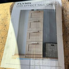 Flynn Oak Effect Tall Chest