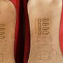 Red peetoe sandals from Carl scarpa Image 4
