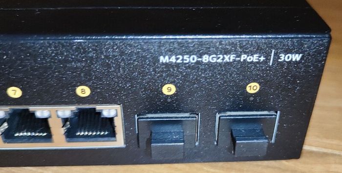 Netgear M4250-8G2XF POE 30watt - AV Line model. Mint condition
