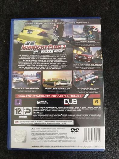 Midnight Club 3 DUB Edition Remix PS2
