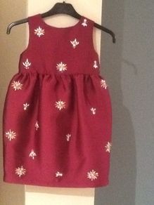 Girls dress and cardigan