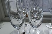 John Rocha Waterford Crystal Circa Flutes x 6