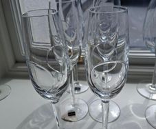John Rocha Waterford Crystal Circa Flutes x 6