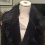 Stunning Leather/Faux Fur Coat/Jacket size 50 Image 8