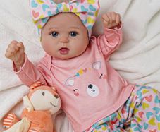 20 inch Reborn Dolls Girl with Soft Body, Handmade with Love
