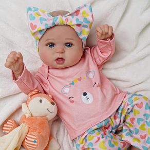 20 inch Reborn Dolls Girl with Soft Body, Handmade with Love