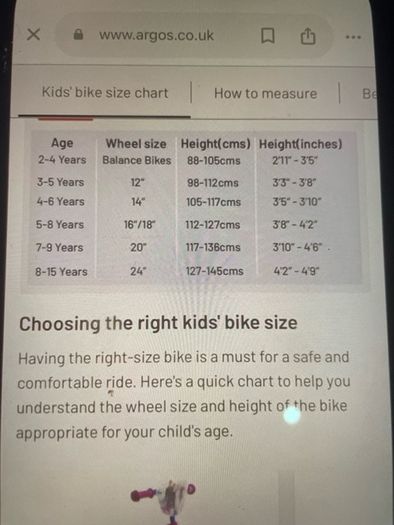 Boy's bike new in