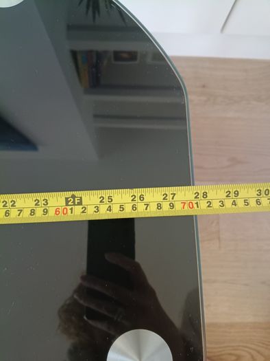 Black Glass TV Stand