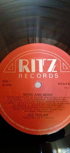 Joe Dolan - More & More - LP - Ritz Records - 1982