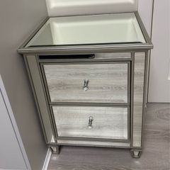 Glass Bedside Locker