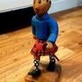 Vintage Hand-Carved Highlander Figurine - Tintin Black Island Style Image 3