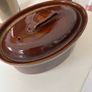 Vintage- Antique style Pearson's of Chesterfield Oval Treacle Glazed Lidded casserole dish Image 2