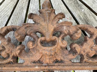 Antique fire basket dating from 1845