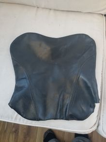 Genuine leather seat cover for gsxr