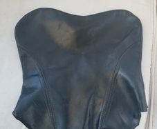 Genuine leather seat cover for gsxr