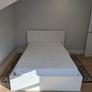 IKEA MALM Double Bed Frame - White (Perfect Condition) Image 2