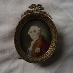 Miniature Watercolour Portrait of Louis XVI - Circa 1800's