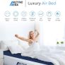 Luxury King Size Air Bed - Elevated Inflatable Air Mattress, Electric Built-in Pump, Raised Pillow & Structured I-Beam Technology, Height 56cm (FREE POSTAGE) Image 2