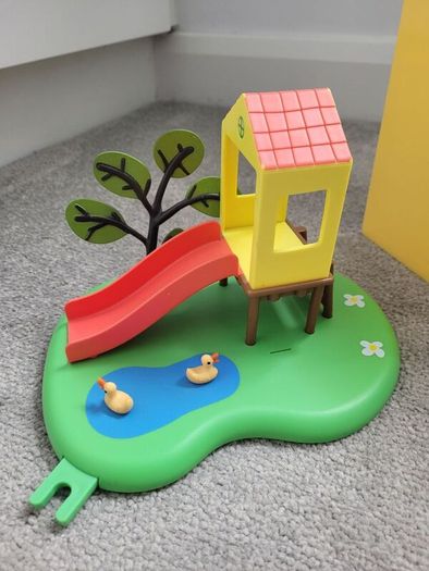 Peppa Pig House Set, Peppa's Outdoor Fun Slide & 22 Figures