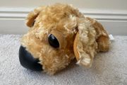 Artlist Collection The Dog Plush Stuffed Big Head Golden Retriever approx. 32 cm length Used Please see photos