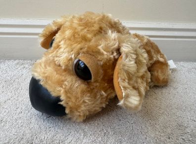 Artlist Collection The Dog Plush Stuffed Big Head Golden Retriever approx. 32 cm length Used Please see photos